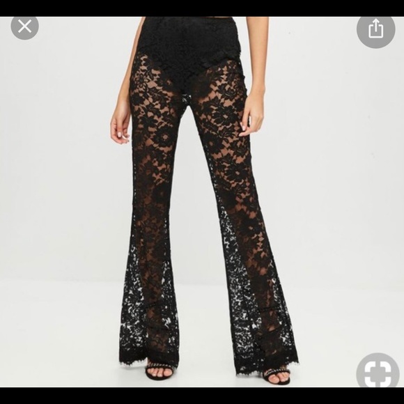 missguided lace pants